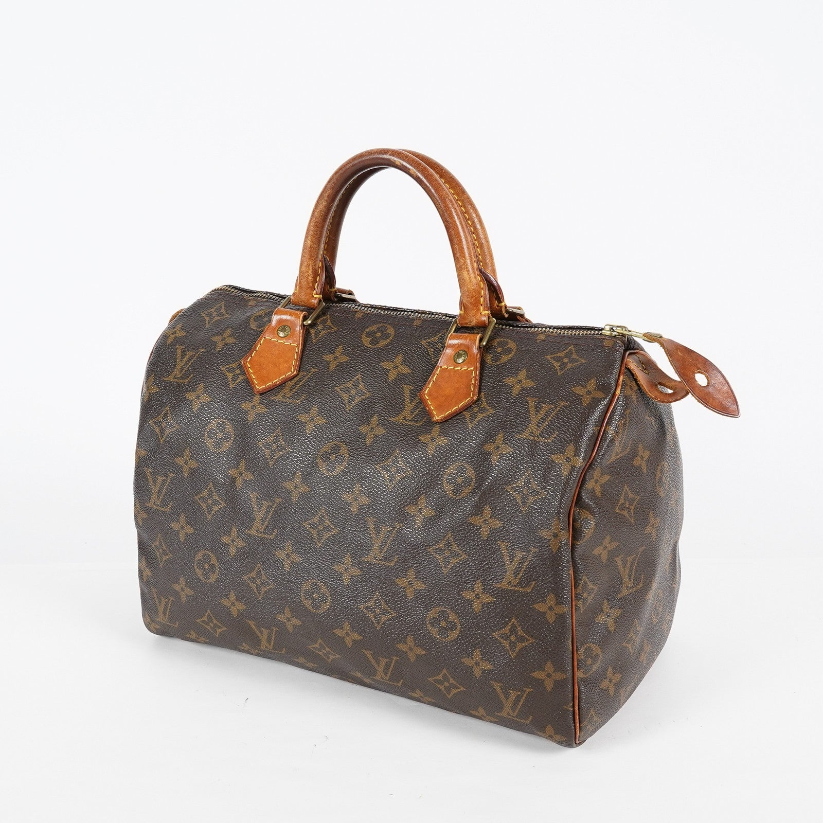 Louis Vuitton Speedy 30 M41526 Monogram Canvas Brown Used Handbag 08A045090803