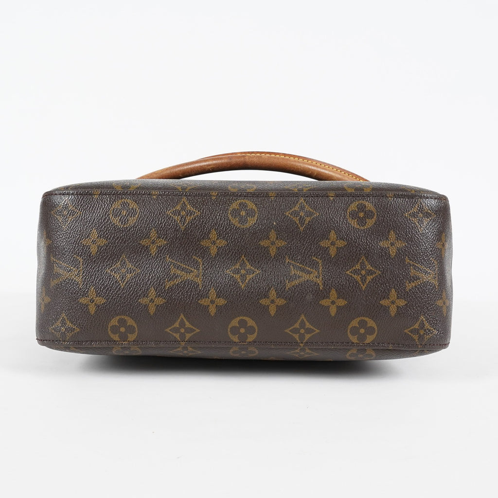 Louis Vuitton Looping GM Monogram Brown Shoulder Bag Vintage M51145 07E243410025
