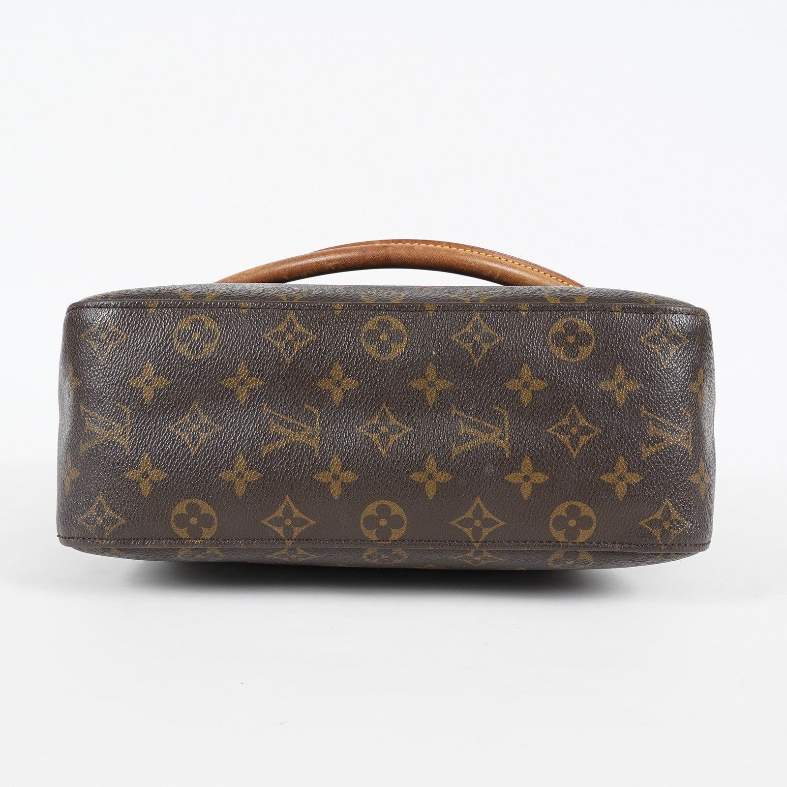 Louis Vuitton Looping GM Monogram Brown Shoulder Bag Vintage M51145 07E243410025