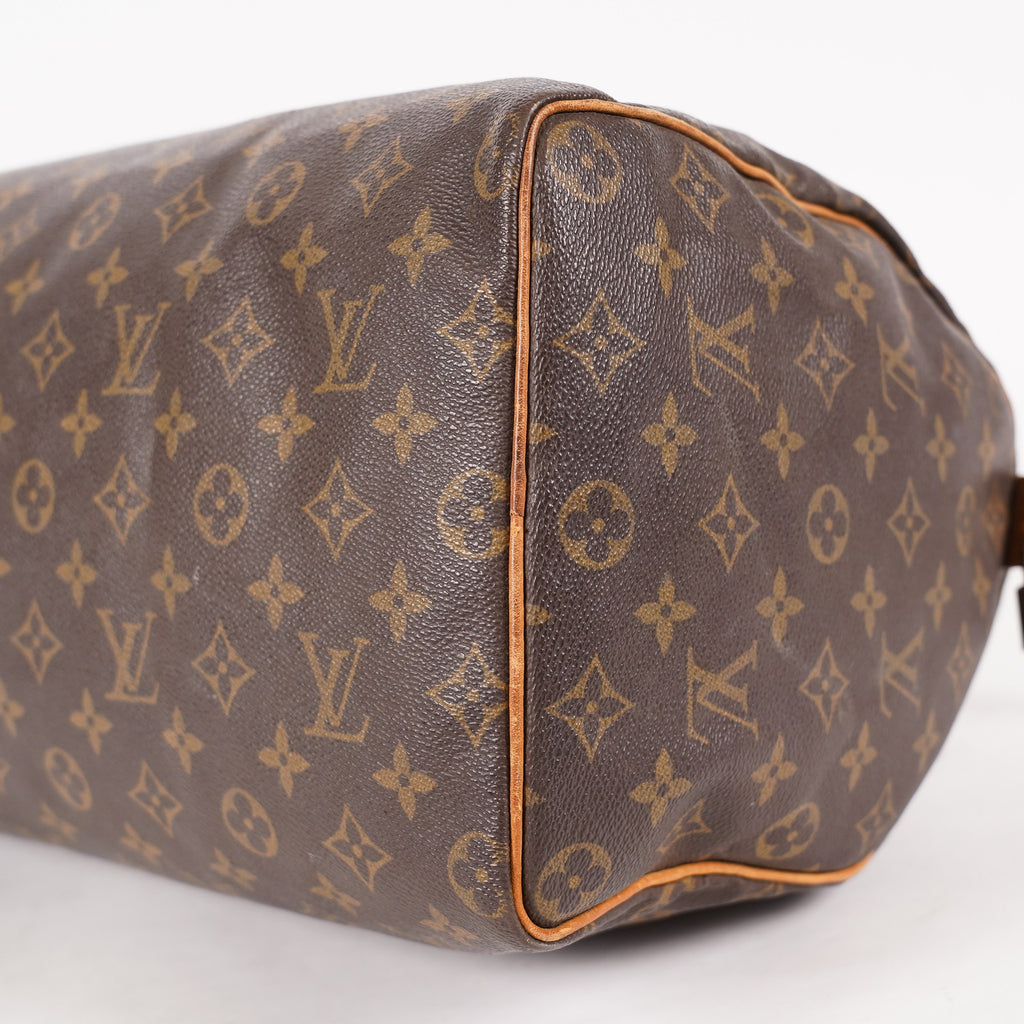 Authentic Louis Vuitton Monogram Speedy 40 Hand M41522 Boston Bag 06E094400021