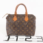 Authentic Louis Vuitton Monogram Speedy 25 Handbag vintage M41528 06E065720010