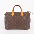 Louis Vuitton Monogram Speedy 30 Handbag Brown Coated Canvas M41526 06E035170030