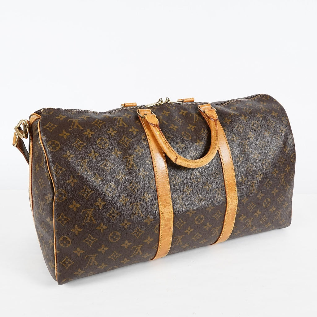 Louis Vuitton Keepall Bandouliere 50 Monogram Vtg Boston Bag M41416 08E064510012