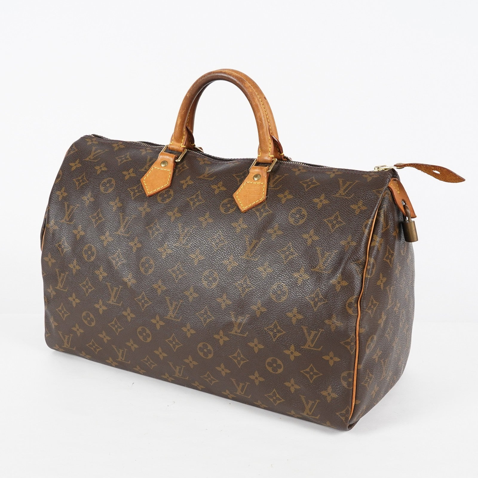 Louis Vuitton Speedy 35 M41522 Monogram Canvas Brown Handbag Used 08A274576003