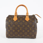 Louis Vuitton Speedy 25 M41109 Monogram Brown Boston Hand Bag Used 07E148030015
