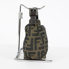Fendi Zucca Accessory Pouch Shoulder Bag Brown Canvas Used 08E092420008