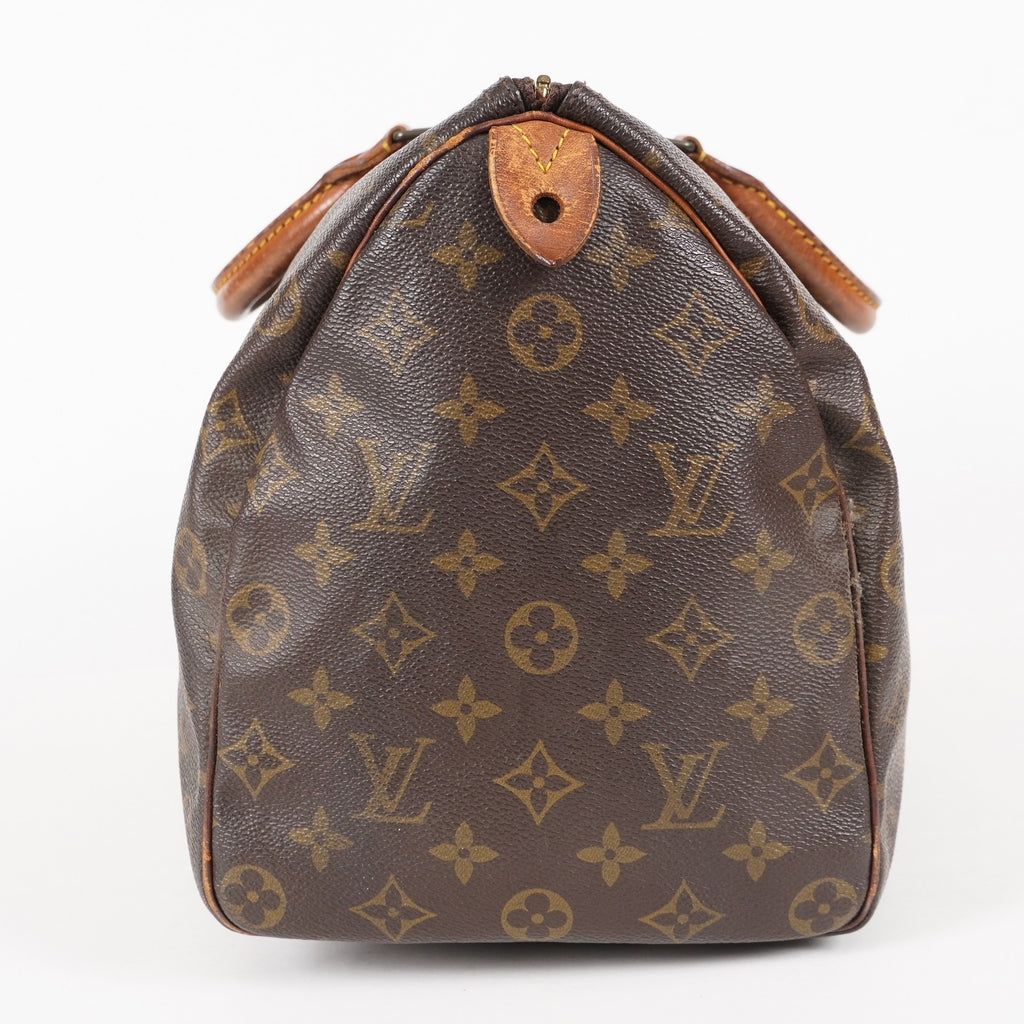 Authentic Louis Vuitton Monogram Speedy 35 M41524 Handbag used 06E125205210