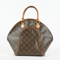 Louis Vuitton Ellipse MM M51126 Monogram Canvas Brown Used Handbag 09A053775209