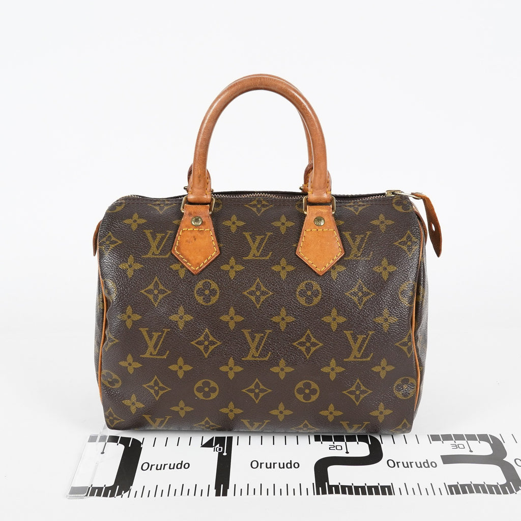 Louis Vuitton Speedy 25 M41528 Brown Monogram Canvas Handbag Used 07A196520831