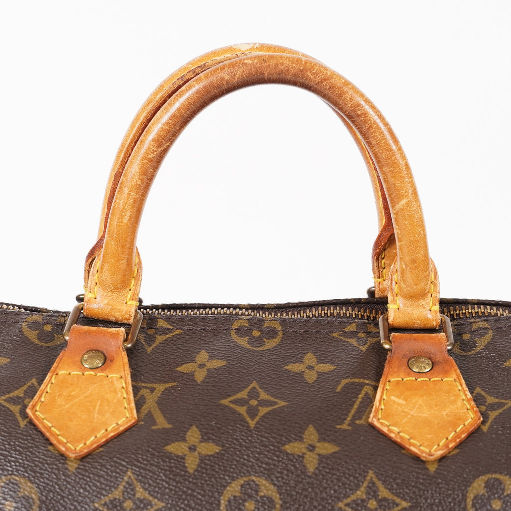Authentic Louis Vuitton Monogram Speedy 35 Hand bag M41524 vintage 06E015170013