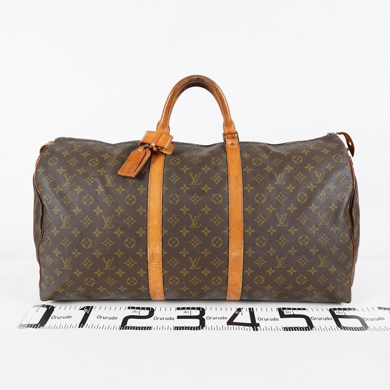 Louis Vuitton Keepall 60 M41422 Monogram Canvas Brown Used Duffle 07E123740027