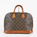 Louis Vuitton Alma PM Monogram Canvas Brown Handbag M51130 Vtg Used 08A242860003