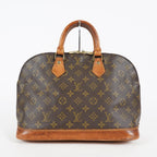 Louis Vuitton Alma PM Monogram Canvas Brown Handbag M51130 Vtg Used 08A242860003