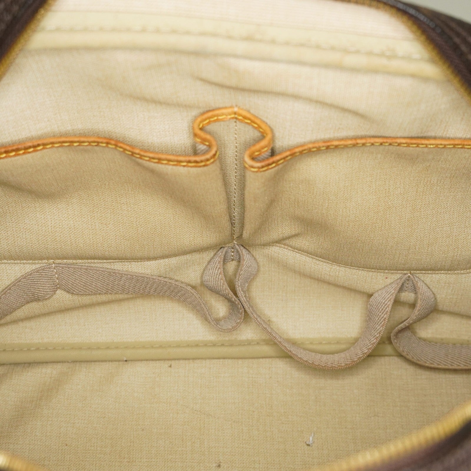 Louis Vuitton Deauville Monogram Canvas Brown Handbag M47270 Used 07E132640030