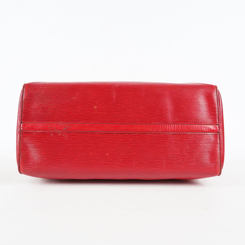 Louis Vuitton Speedy 40 M42987 Epi Leather Red Used Handbag 02E024576025