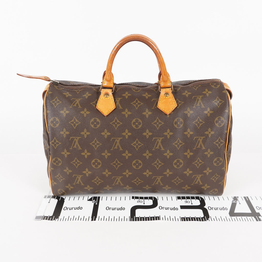 Authentic Louis Vuitton Monogram Speedy 35 Handbag vintage M41524 05E256050016