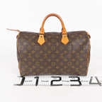 Authentic Louis Vuitton Monogram Speedy 35 Handbag vintage M41524 05E256050016