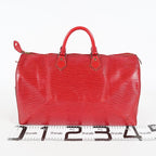 Louis Vuitton Speedy 40 M42987 Epi Leather Red Used Handbag 02E024576025