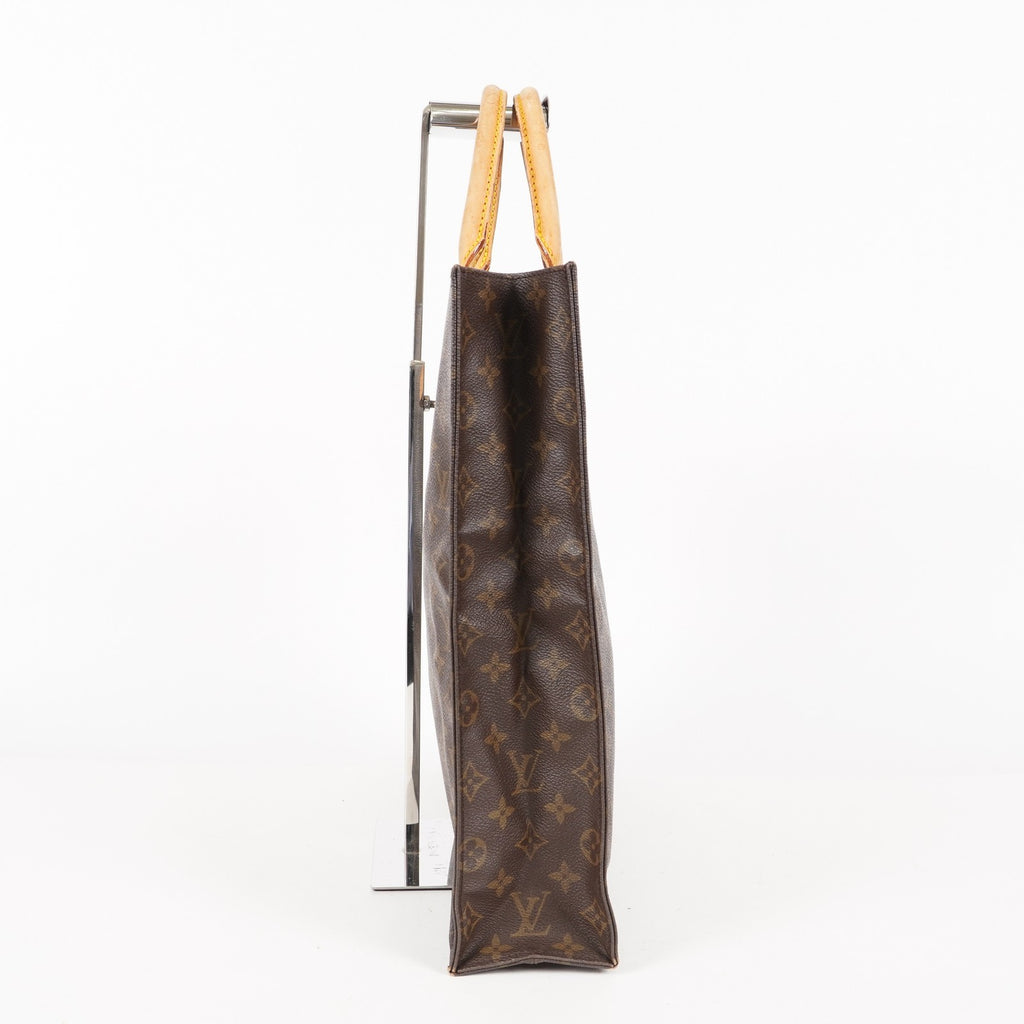 LOUIS VUITTON Sac Plat Handbag Monogram Canvas Brown M51140 06E092310012