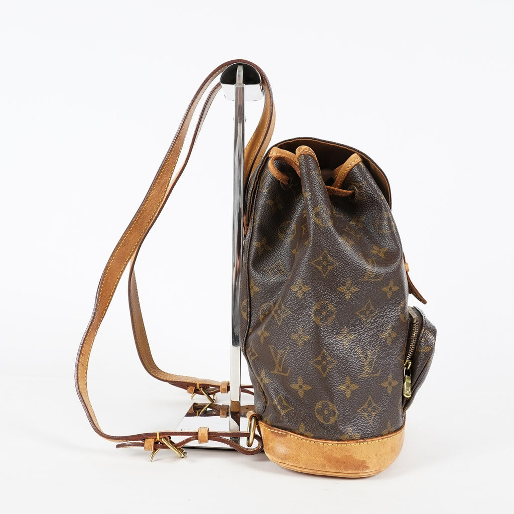 Louis Vuitton Montsouris MM Monogram Canvas Backpack Brown M51136 08E214070010