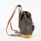 Louis Vuitton Montsouris MM Monogram Canvas Backpack Brown M51136 08E214070010