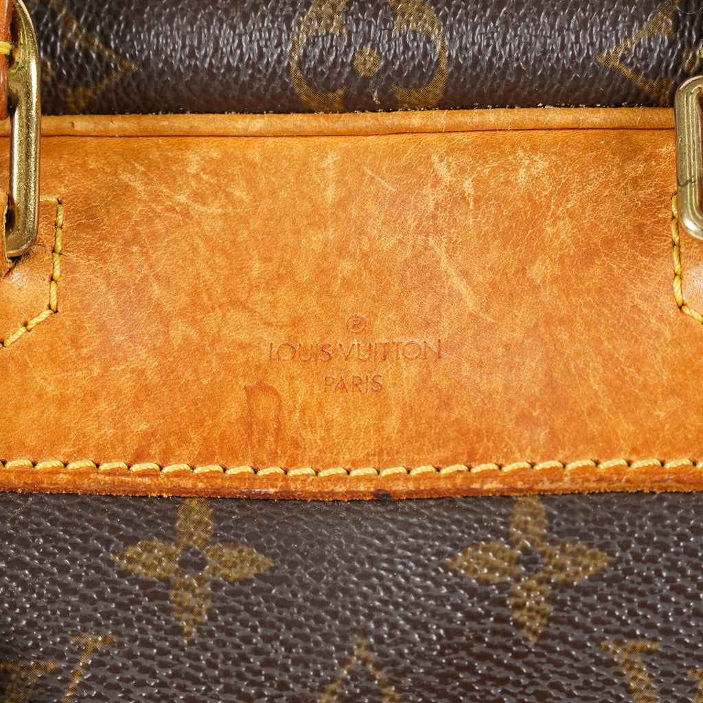 Louis Vuitton Deauville Monogram Canvas Brown Handbag M47270 Used 07E132640030
