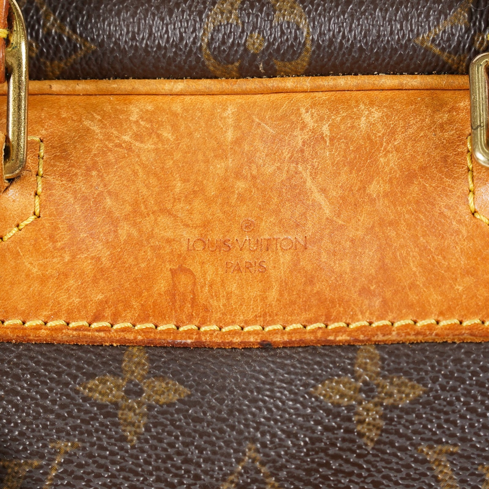Louis Vuitton Deauville Monogram Canvas Brown Handbag M47270 Used 07E132640030