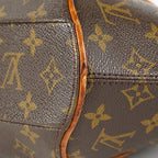 Louis Vuitton Ellipse PM M51127 Monogram Canvas Brown Used Handbag 09A024061209