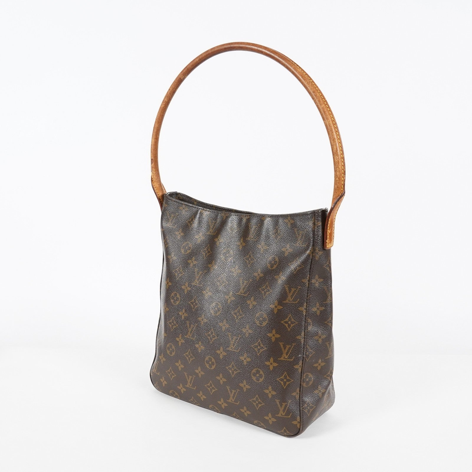 Louis Vuitton Looping GM Monogram Brown Shoulder Bag M51145 Vintage 07E163300012