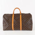 LOUIS VUITTON Keepall 50 M41426 Monogram Boston Bag Brown vintage 03E326820011