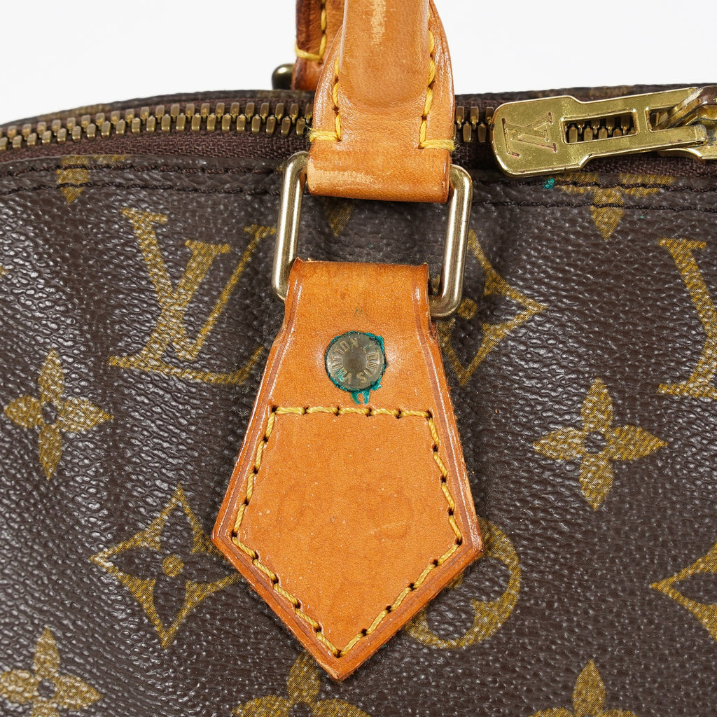 Louis Vuitton Alma PM Monogram Canvas Brown Handbag M51130 Vintage 08A113088803