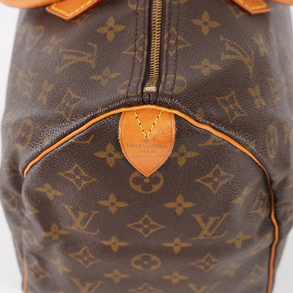 Authentic Louis Vuitton Monogram Speedy 35 M41524 Handbag vintage 02E017810016