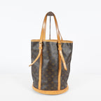 Louis Vuitton Bucket GM M42236 Monogram Canvas Brown Tote Bag Used 08E182310010