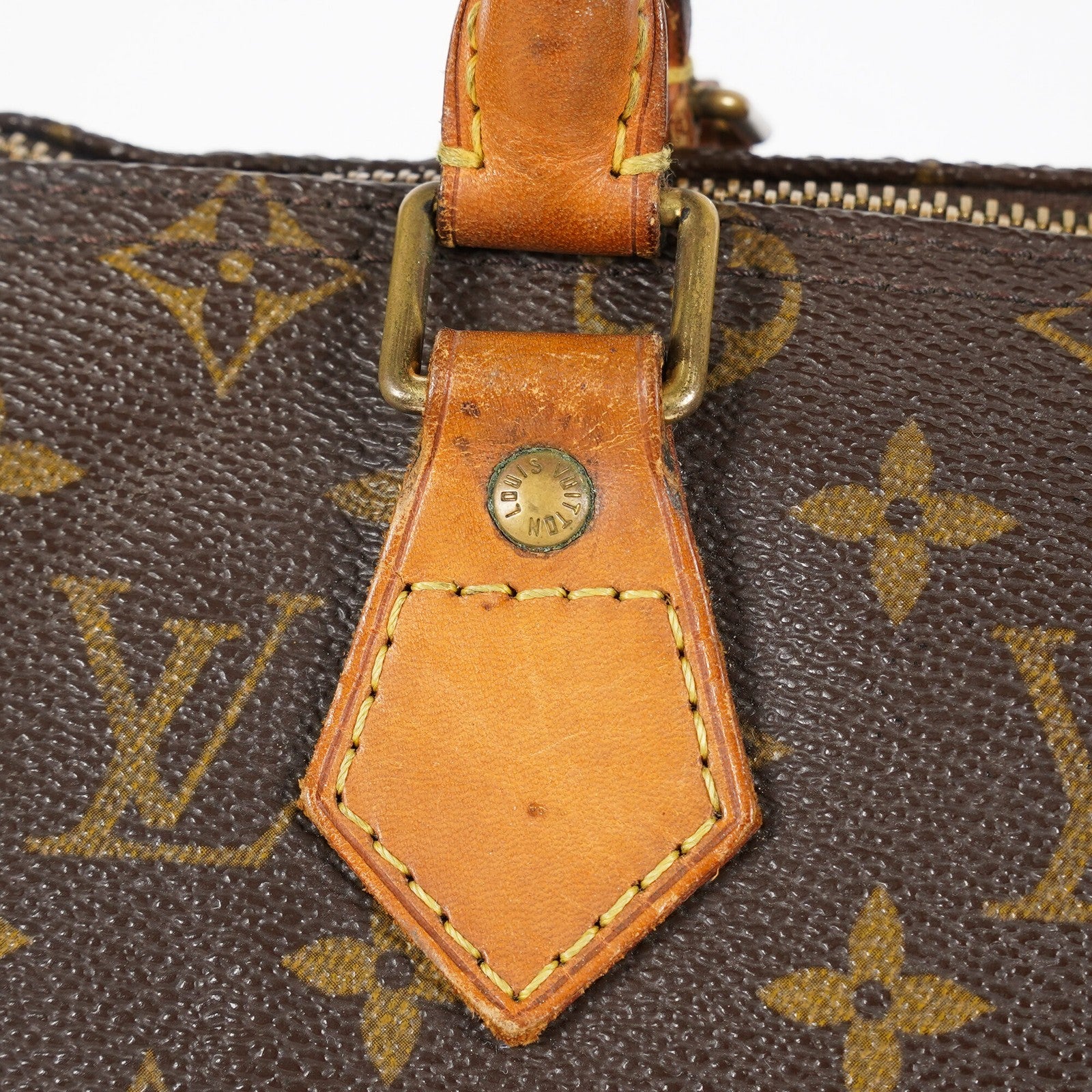 Louis Vuitton Speedy 25 Monogram Brown Handbag M41528 Used Vintage 07E187480012