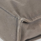 HERMES Fourre Tout GM Tote Bag Gray Canvas Handbag Unisex 08E34825010