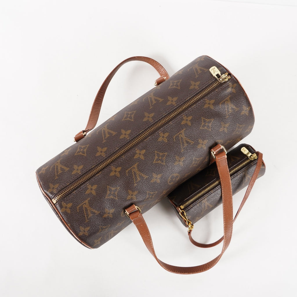 LOUIS VUITTON Papillon 30 Hand Bags Monogram Canvas M51385 Vintage 02E065720010