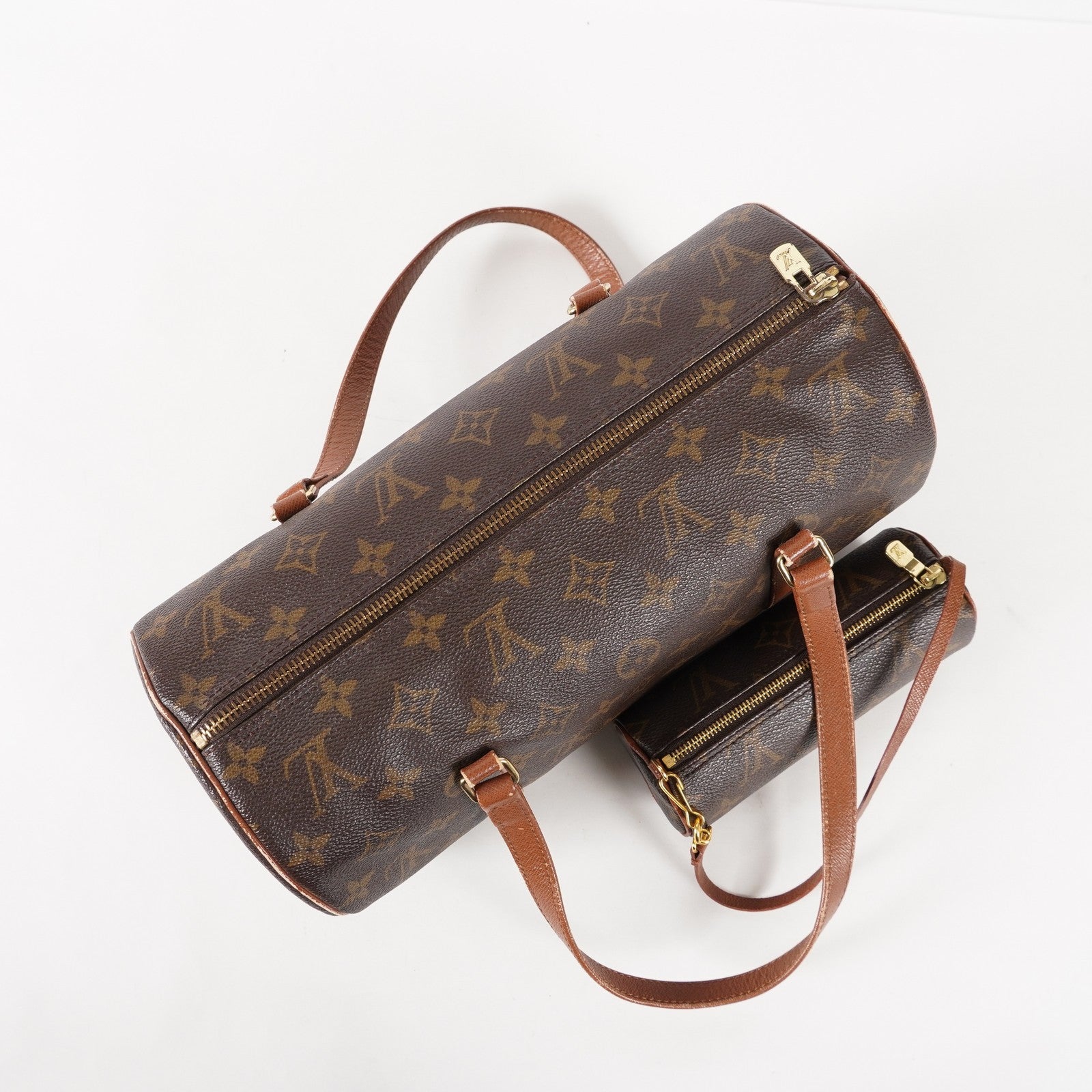 LOUIS VUITTON Papillon 30 Hand Bags Monogram Canvas M51385 Vintage 02E065720010