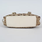 Authentic Coach Signature Mini Field Shoulder Bag Crossbody Canvas x Leather 77