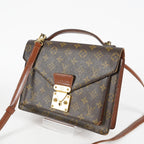 Louis Vuitton Monceau 28 M51185 Monogram Brown 2Way Shoulder Bag 09E131760002