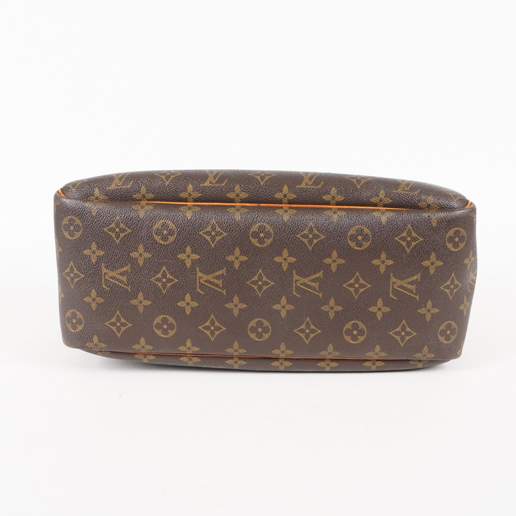 LOUIS VUITTON Deauville Handbag M47270 Monogram canvas Brown 06E022640012