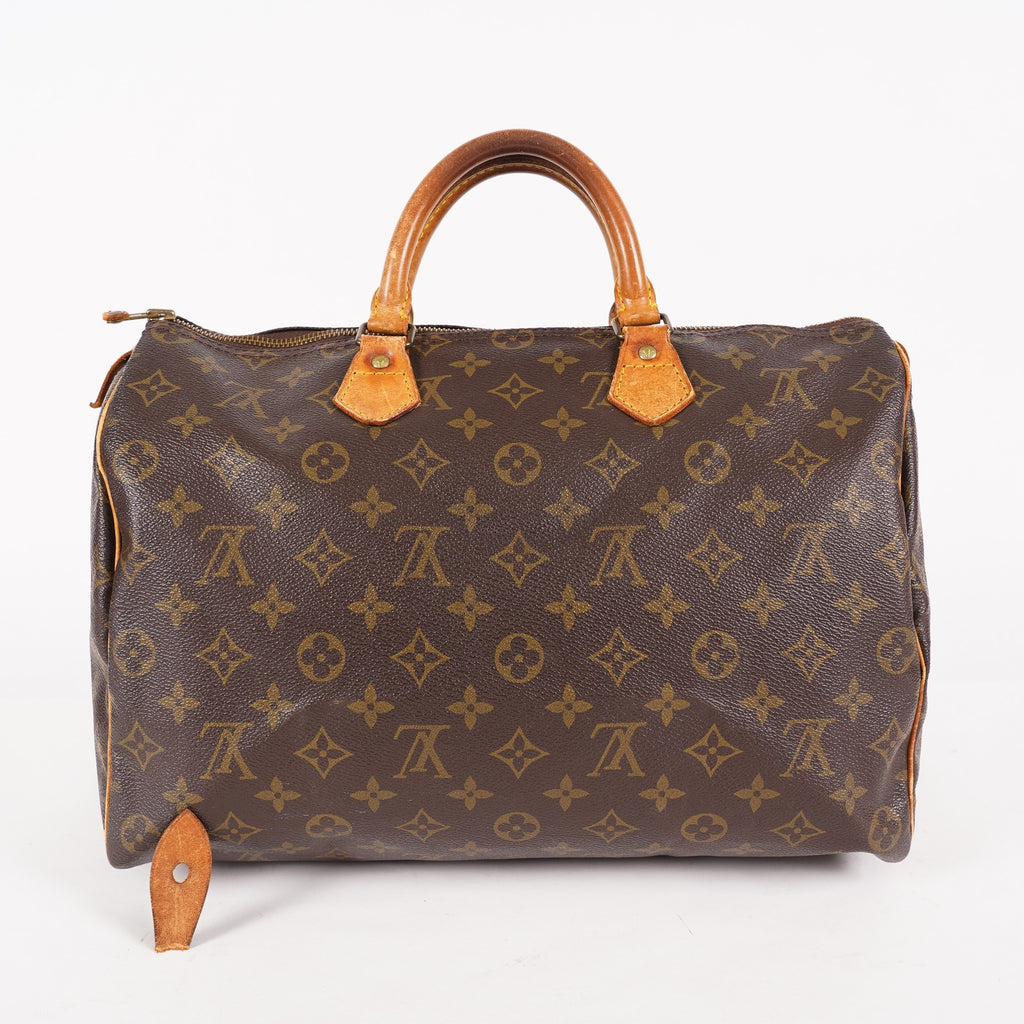 Authentic Louis Vuitton Monogram Speedy 35 Hand bag M41524 vintage 06E204180019