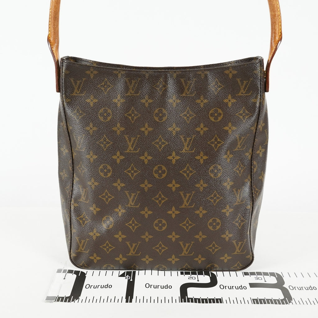 Louis Vuitton Looping GM M51145 Monogram Canvas Brown Shoulder Bag 09E183410010
