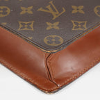 Louis Vuitton M53331 Monogram Briefcase Business Bag Brown Vintage 08A011944803