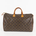 Authentic Louis Vuitton Monogram Speedy 40 M41522 Hand Boston Bag 01E095830030