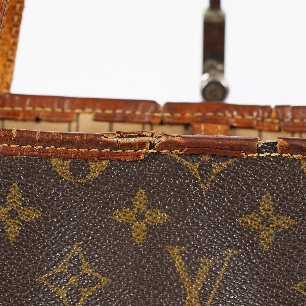 Louis Vuitton Neverfull GM M40157 Monogram Brown Canvas Tote Bag 08E274180010
