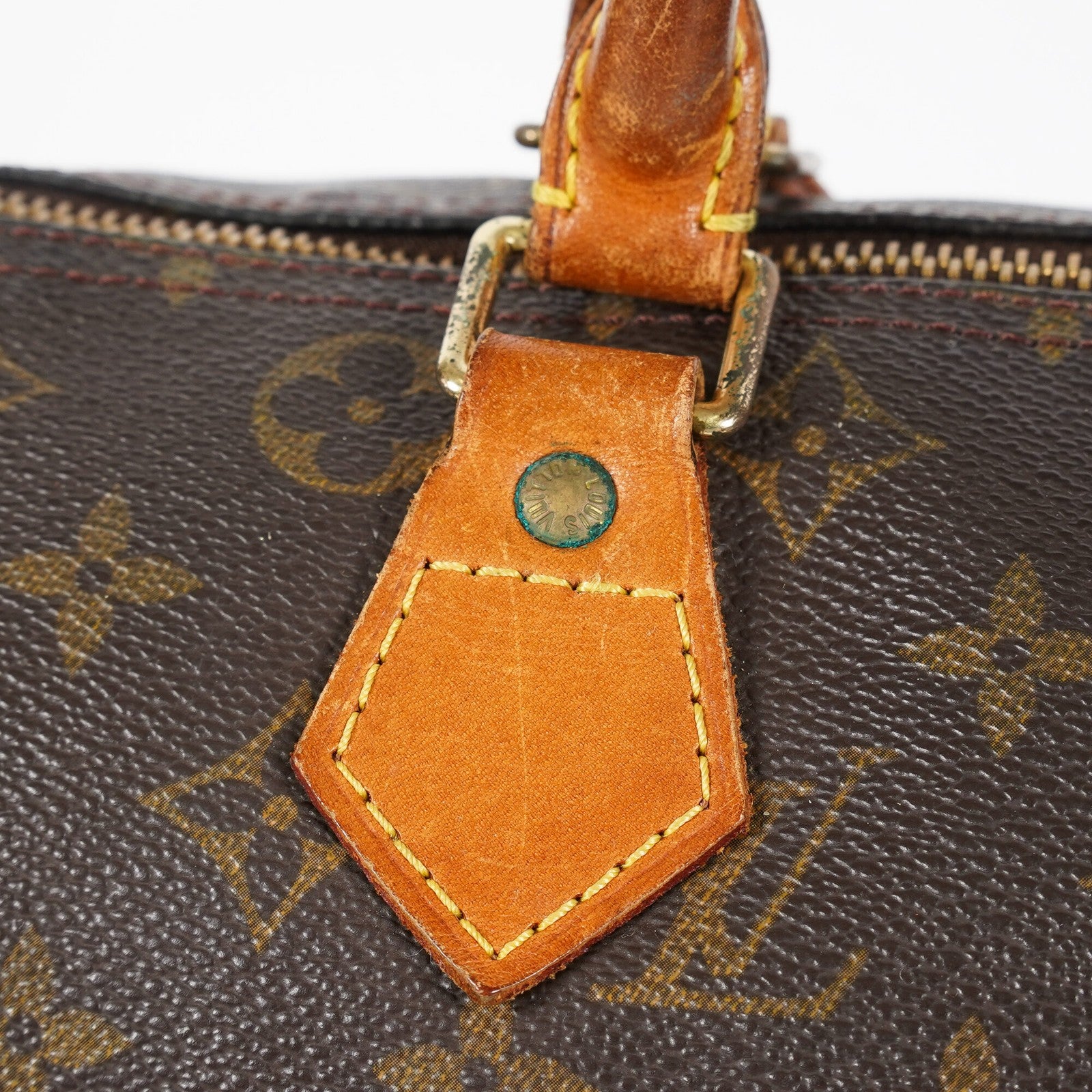 Louis Vuitton Speedy 30 Monogram Brown Handbag M41526 Used Vintage 07E245170012