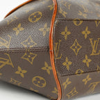 Louis Vuitton Ellipse MM M51126 Monogram Canvas Brown Used Handbag 09A053775209