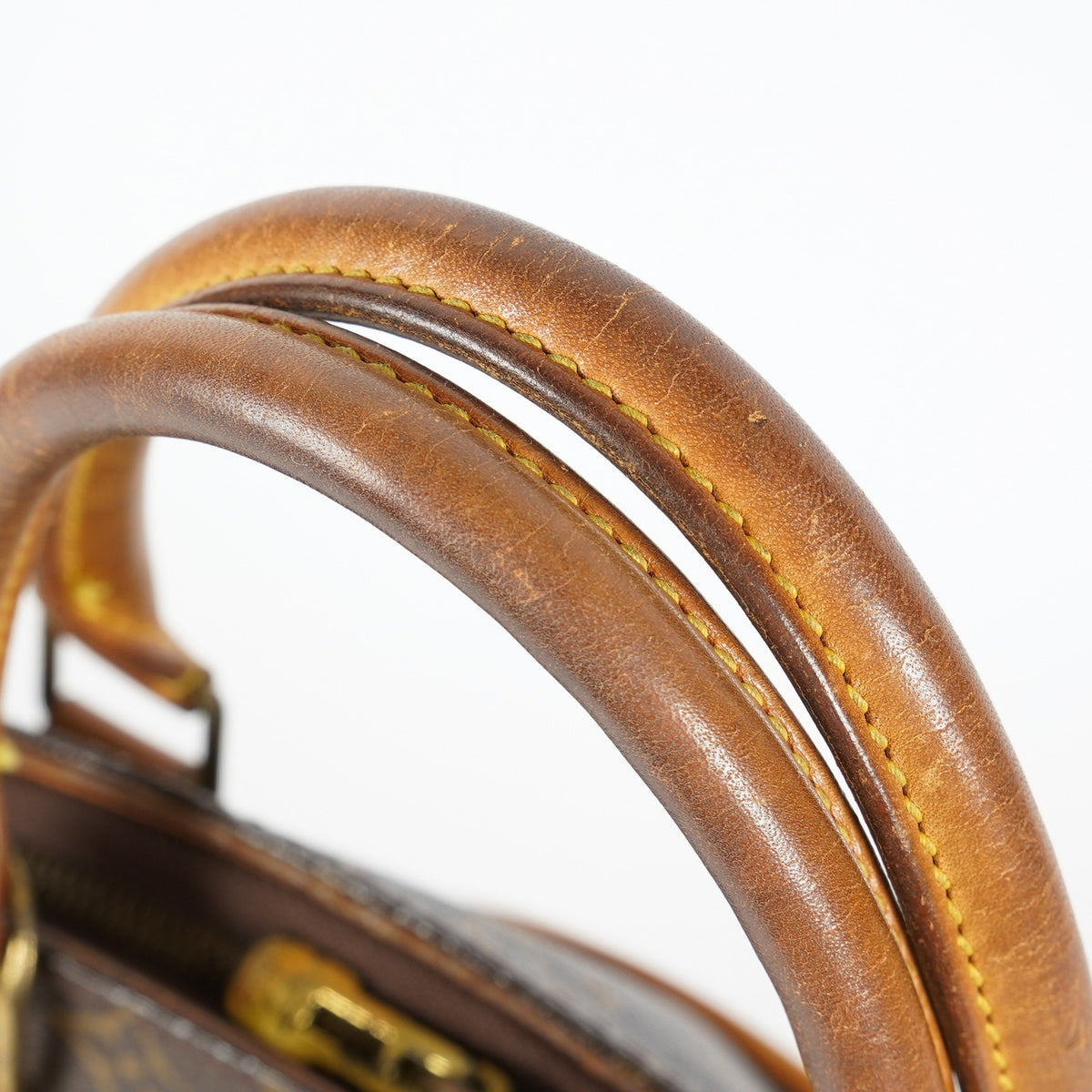 Louis Vuitton Ellipse MM M51126 Monogram Canvas Brown Used Handbag 09M363285708