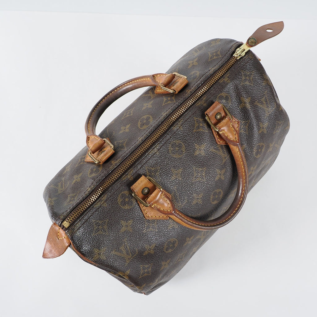 Authentic Louis Vuitton Monogram Speedy 30 M41526 Handbag vintage 03A326063227