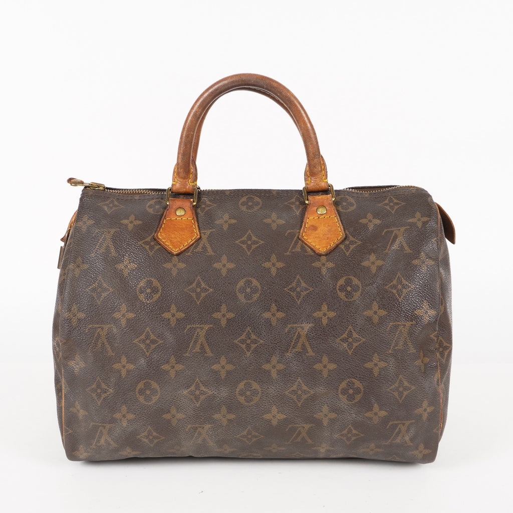 Authentic Louis Vuitton Monogram Speedy 30 Handbag M41526 vintage 06E344070012